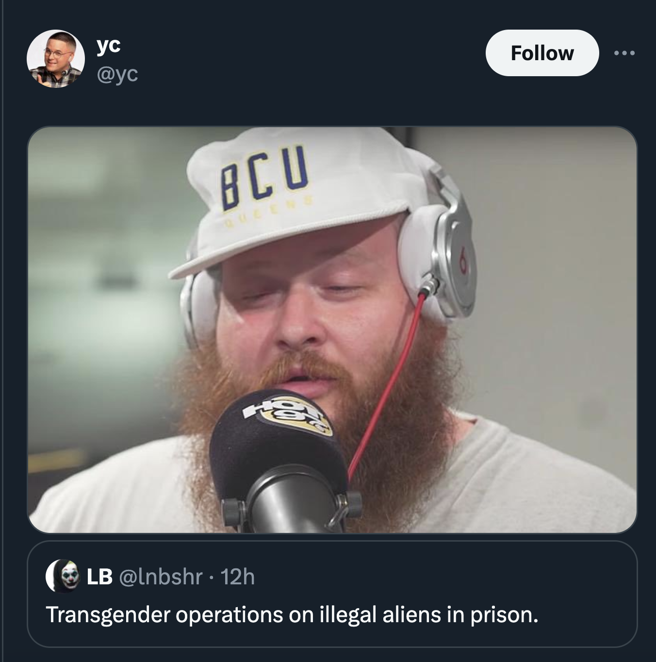 action bronson freestyle - Bcu Lb 12h Transgender operations on illegal aliens in prison.